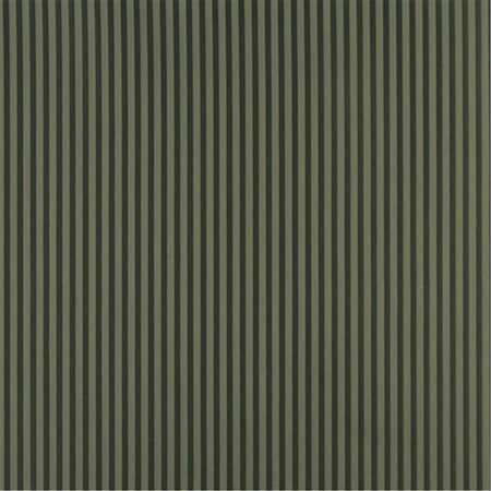Designer Fabrics 54 in. Wide - Hunter Green And Green Thin Striped Jacquard Woven Upholstery Fabric D366
